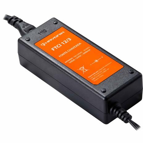 Fonte Chaveada 12vdc 3a 72W Hayonik Menor preço em Fonte Chaveada 12vdc 3a 72W Hayonik