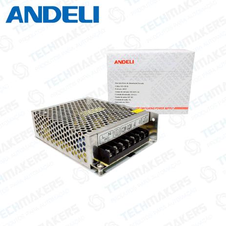 Fonte Chaveada Bivolt - 24V 5A 120W - Andeli - MS-120-24 Menor preço em Fonte Chaveada Bivolt - 24V 5A 120W - Andeli - MS-120-24