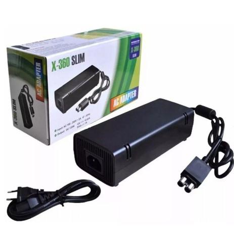 Fonte compatível Xbox 360 Super Slim Bivolt 2 Pinos 360 - Original - Lehmox Menor preço em Fonte compatível Xbox 360 Super Slim Bivolt 2 Pinos 360 - Original - Lehmox