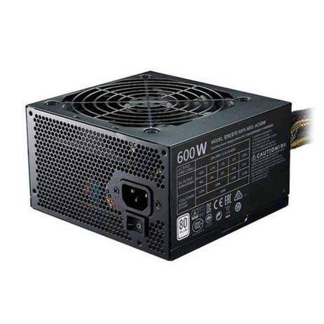 Fonte Coolermaster Masterwatt Lite 600W 80 PLUS - Branca - sem Cabo - ATX é boa?