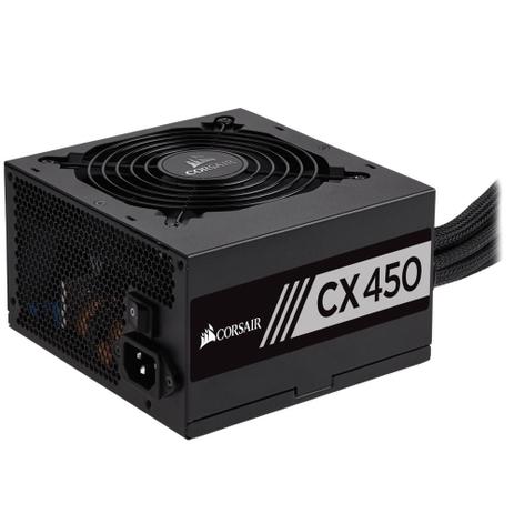 Fonte Corsair 450W 80 Plus Bronze CX450 CP-9020120-WW Menor preço em Fonte Corsair 450W 80 Plus Bronze CX450 CP-9020120-WW