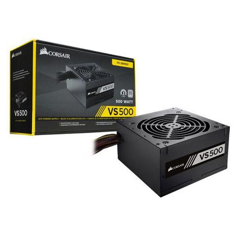 Fonte Corsair ATX 500W 80 Plus White VS500 CP-9020118-LA Menor preço em Fonte Corsair ATX 500W 80 Plus White VS500 CP-9020118-LA
