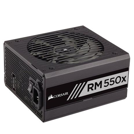 Fonte Corsair CP-9020177-WW ATX 550W RM550X Full Modular 80Plus Gold Menor preço em Fonte Corsair CP-9020177-WW ATX 550W RM550X Full Modular 80Plus Gold
