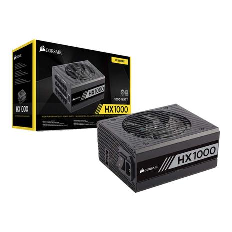 Fonte Corsair Hx1000 Cp-9020139-ww 1000w 80 Plus Platinum Pfc Ativo Modular Menor preço em Fonte Corsair Hx1000 Cp-9020139-ww 1000w 80 Plus Platinum Pfc Ativo Modular