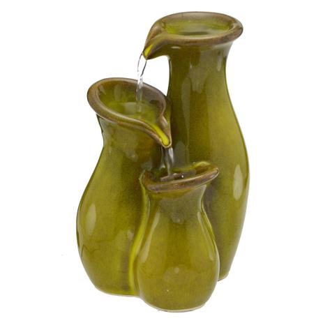 Fonte de Água Decorativa 127v 3 Potes 21cm Concepts Life Menor preço em Fonte de Água Decorativa 127v 3 Potes 21cm Concepts Life