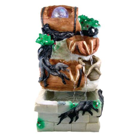 Fonte de água Raízes cascata com bola e Luz colorida grande - Shop Everest é boa?