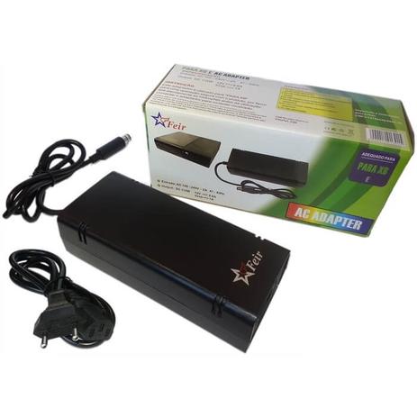 Fonte De Alimentação Ac Adaptador Carregador Bivolt 110 V-240V Para Xbox 360 Super Slim FEIR FR-301C Menor preço em Fonte De Alimentação Ac Adaptador Carregador Bivolt 110 V-240V Para Xbox 360 Super Slim FEIR FR-301C
