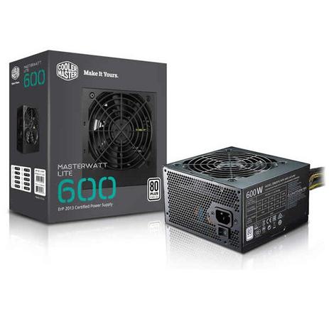Fonte de Alimentação Cooler Master MasterWatt Lite 600W 80 Plus White MPX-6001-ACAAW Menor preço em Fonte de Alimentação Cooler Master MasterWatt Lite 600W 80 Plus White MPX-6001-ACAAW