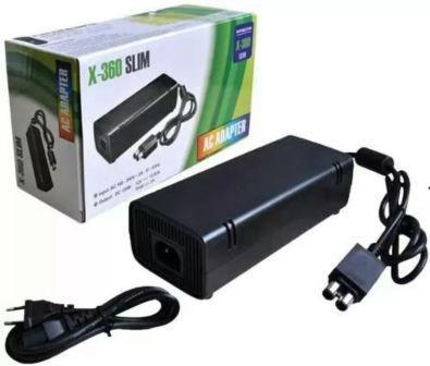 Fonte de Alimentação para XBOX-360 SLIM 2 Pinos FX-XB-360 - Flex Menor preço em Fonte de Alimentação para XBOX-360 SLIM 2 Pinos FX-XB-360 - Flex