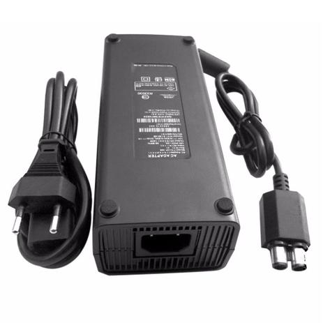 Fonte de Alimentação X360 Slim 2 Pinos Bivolt 110v/220v - WV Menor preço em Fonte de Alimentação X360 Slim 2 Pinos Bivolt 110v/220v - WV