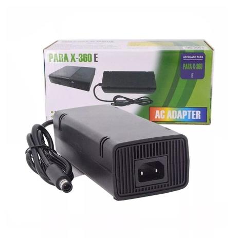 Fonte De Alimentação Xbox 360 X360 Slim 1 pino BiVolt - Morgadosp Menor preço em Fonte De Alimentação Xbox 360 X360 Slim 1 pino BiVolt - Morgadosp