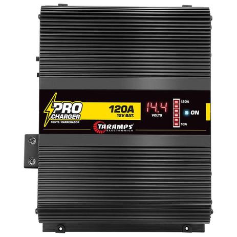Fonte Digital / Carregador Taramps Pro Charger 120A - Bivolt Menor preço em Fonte Digital / Carregador Taramps Pro Charger 120A - Bivolt