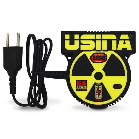 Fonte e Carregador de Celular USB 6A 5V Bivolt Usina Spark Menor preço em Fonte e Carregador de Celular USB 6A 5V Bivolt Usina Spark