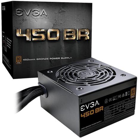 Fonte EVGA 450W, 80 Plus Bronze - 100-BR-0450-K é boa?