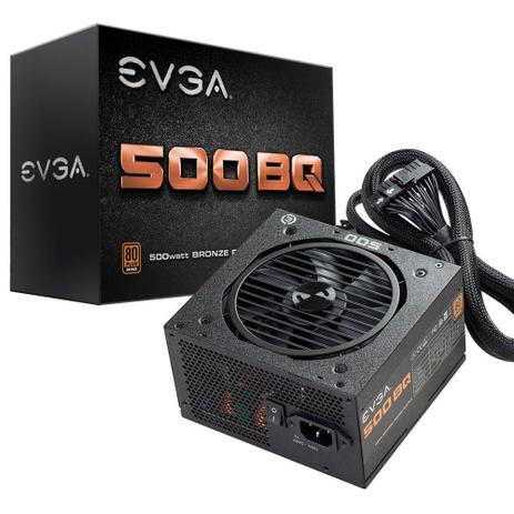 Fonte EVGA 500 BQ, 500W, 80 Plus Bronze, Semi Modular - 110-BQ-0500-K é boa?