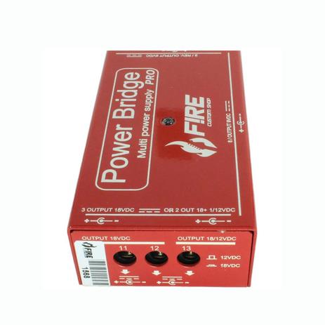 Fonte Fire Custom Power Bridge Pro Vermelha até 18V Menor preço em Fonte Fire Custom Power Bridge Pro Vermelha até 18V