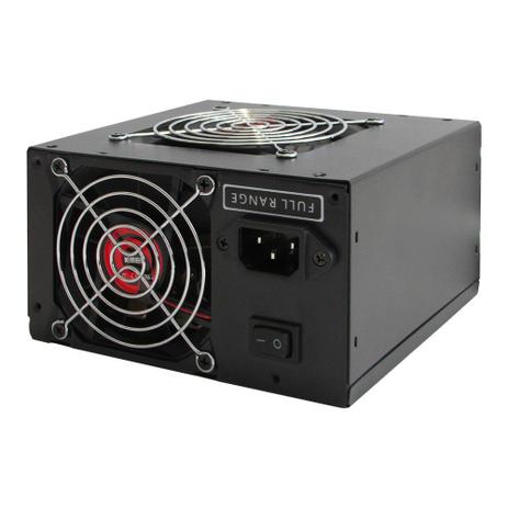 Fonte Gamer K-MEX PT500EUG 500W Cooler com Cabo Auto SWITCH Menor preço em Fonte Gamer K-MEX PT500EUG 500W Cooler com Cabo Auto SWITCH