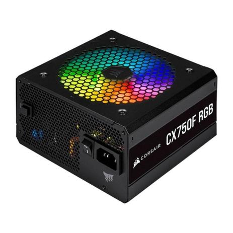 Fonte Modular Corsair CX750F, RGB, 750W, 80 Plus Bronze, CP-9020218-BR Menor preço em Fonte Modular Corsair CX750F, RGB, 750W, 80 Plus Bronze, CP-9020218-BR