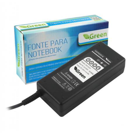 Fonte p/ Notebook Green Compatível com HP Bivolt 19V Menor preço em Fonte p/ Notebook Green Compatível com HP Bivolt 19V