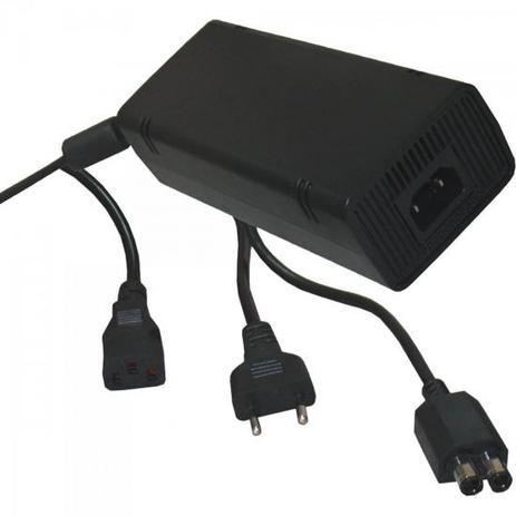 Fonte p/xbox 360 slim bivolt 135w flex Menor preço em Fonte p/xbox 360 slim bivolt 135w flex