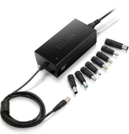 Fonte para Notebook 90W Universal C/09 Adapt.bivol ELGIN Menor preço em Fonte para Notebook 90W Universal C/09 Adapt.bivol ELGIN