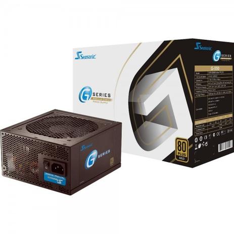 Fonte Real Seasonic G-550 550w 80 Plus Gold Semi Modular - G-550 Menor preço em Fonte Real Seasonic G-550 550w 80 Plus Gold Semi Modular - G-550