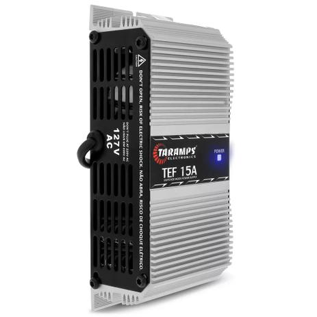 Fonte Taramps TEF 15 Amperes 216W 14.4V Carregador de Bateria Monovolt 127V Menor preço em Fonte Taramps TEF 15 Amperes 216W 14.4V Carregador de Bateria Monovolt 127V
