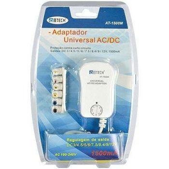 Fonte Universal Com Regulagem 3V A 12V - 1500mA Bivolt - AllTech Menor preço em Fonte Universal Com Regulagem 3V A 12V - 1500mA Bivolt - AllTech