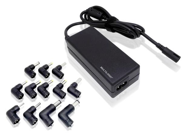Fonte Universal para Notebook 65W Multilaser CB082 - com 12 Pontas Intercambiáveis Menor preço em Fonte Universal para Notebook 65W Multilaser CB082 - com 12 Pontas Intercambiáveis