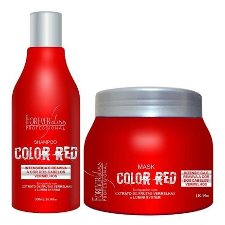Forever Liss - Color Red Kit Manutenção Cabelos Vermelhos Shampoo + Máscara Menor preço em Forever Liss - Color Red Kit Manutenção Cabelos Vermelhos Shampoo + Máscara