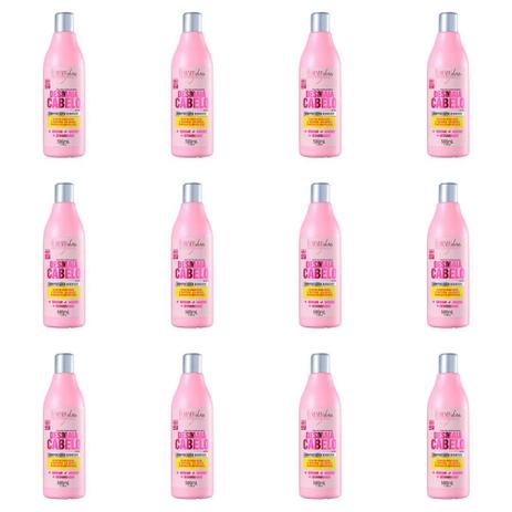 Forever Liss Desmaia Cabelo Shampoo 500ml (Kit C/12) Menor preço em Forever Liss Desmaia Cabelo Shampoo 500ml (Kit C/12)
