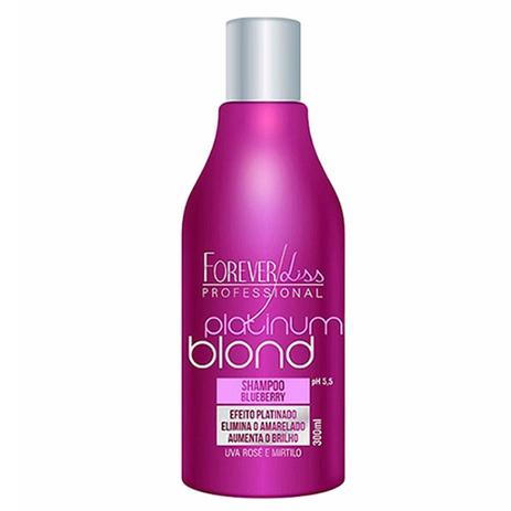Forever Liss Platinum Blond - Shampoo Matizador - Forever liss professional Menor preço em Forever Liss Platinum Blond - Shampoo Matizador - Forever liss professional