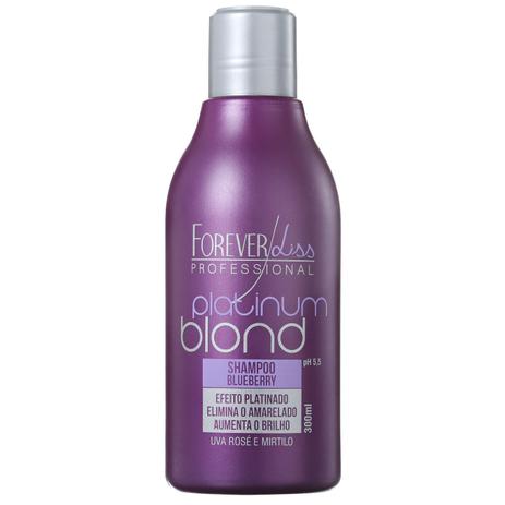 Forever Liss Professional Platinum Blond - Shampoo Matizador 300ml Menor preço em Forever Liss Professional Platinum Blond - Shampoo Matizador 300ml