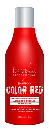 Forever Liss Professional Shampoo Color Red 300mL Menor preço em Forever Liss Professional Shampoo Color Red 300mL