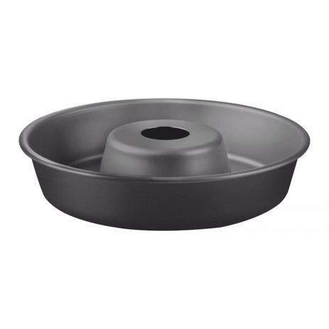 Forma Alumínio Antiaderente Rasa com Cone Removível 22cm Brasil Tramontina Grafite Menor preço em Forma Alumínio Antiaderente Rasa com Cone Removível 22cm Brasil Tramontina Grafite