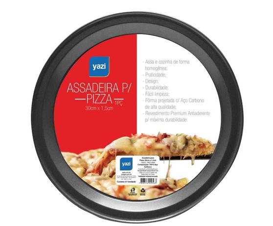 Forma Assadeira Antiaderente para Pizza 35cm - Yazi é ruim? Forma Assadeira Antiaderente para Pizza 35cm - Yazi é boa?