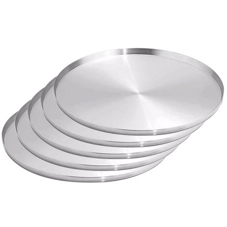 Forma Assadeira Pizza Grande 35cm Kit 05 peças ASJ Menor preço em Forma Assadeira Pizza Grande 35cm Kit 05 peças ASJ