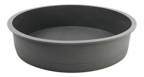 Forma Assadeira Redonda Silicone Antiaderente 24x5,5 Cinza - Briwax Menor preço em Forma Assadeira Redonda Silicone Antiaderente 24x5,5 Cinza - Briwax