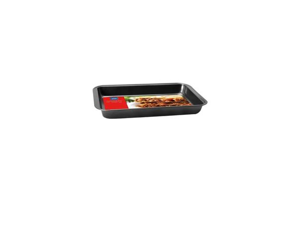 Forma Assadeira Retangular Rasa 35x24 Cm Aço Teflon Yazi Menor preço em Forma Assadeira Retangular Rasa 35x24 Cm Aço Teflon Yazi