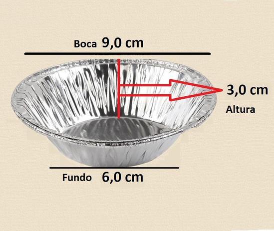 Forma de Alumínio descartável 100 ml caixa com 100 unidades. - Mello é boa?