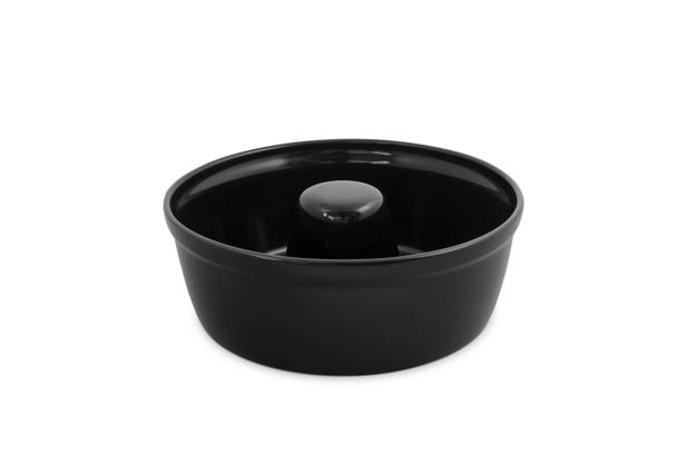 Forma de cerâmica ceraflame para bolo 23cm 1800ml - preto Menor preço em Forma de cerâmica ceraflame para bolo 23cm 1800ml - preto