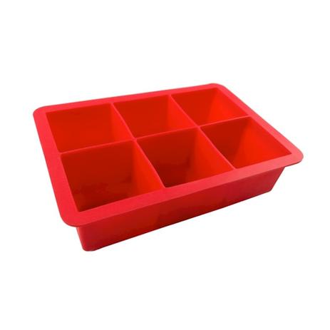 Forma de gelo de silicone - 6 cubos - Kenya Menor preço em Forma de gelo de silicone - 6 cubos - Kenya