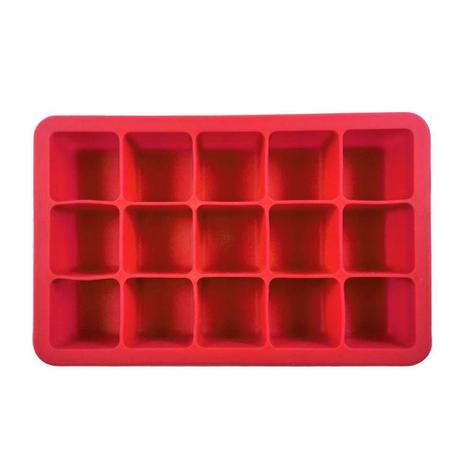 Forma de Gelo Silicone Retangular Faz 15 Cubos - 129345 - Kehome Menor preço em Forma de Gelo Silicone Retangular Faz 15 Cubos - 129345 - Kehome