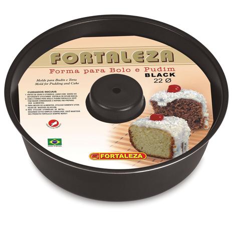 Forma De Pudim Antiaderente Nr 22 Alta Preta Fortaleza Forma