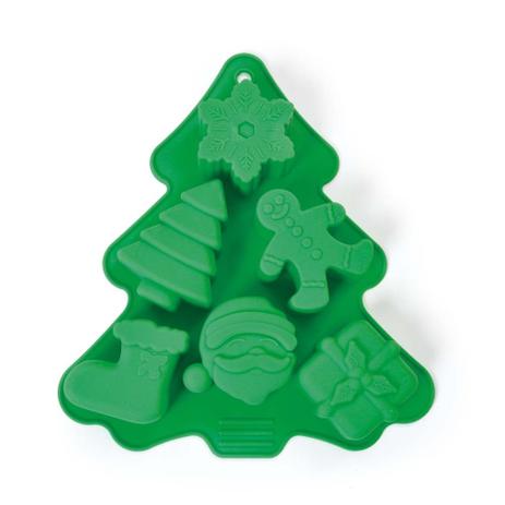 Forma De Silicone Pinheiro Verde - Cromus Menor preço em Forma De Silicone Pinheiro Verde - Cromus