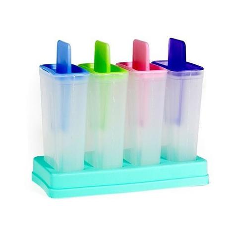 Forma De Sorvete Para Picolé 4x - BL FESTO Menor preço em Forma De Sorvete Para Picolé 4x - BL FESTO