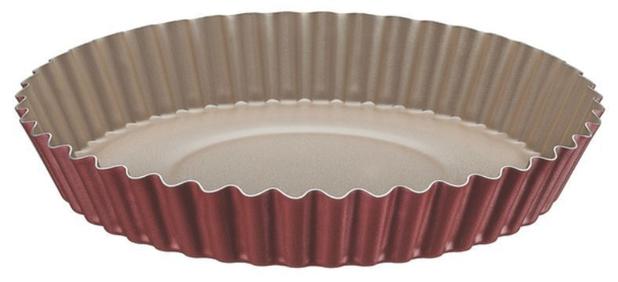 Forma Funda em Alumínio Antiaderente Para Torta e Bolo Tramontina Brasil 22 cm Vermelha 20056/722 Menor preço em Forma Funda em Alumínio Antiaderente Para Torta e Bolo Tramontina Brasil 22 cm Vermelha 20056/722