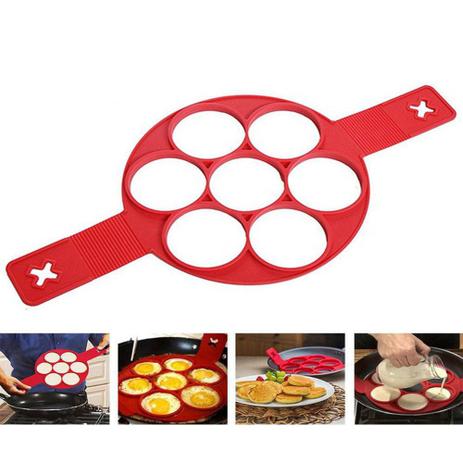 Forma Panqueca Redonda 6 Divisórias Silicone 40cm - 135718 - Uny gift/uncommon é boa?