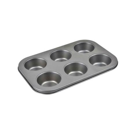 Forma para 6 Cupcakes Em Aço Carbono com antiaderente 26 x 18 x 3 Cm - Inga Menor preço em Forma para 6 Cupcakes Em Aço Carbono com antiaderente 26 x 18 x 3 Cm - Inga