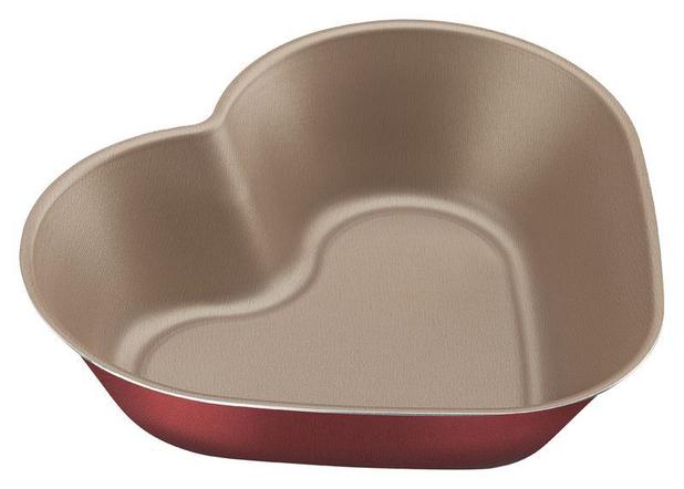 Forma Para Bolo Coração em Alumínio Antiaderente Tramontina Brasil 24 cm Vermelha 20075/724 Menor preço em Forma Para Bolo Coração em Alumínio Antiaderente Tramontina Brasil 24 cm Vermelha 20075/724